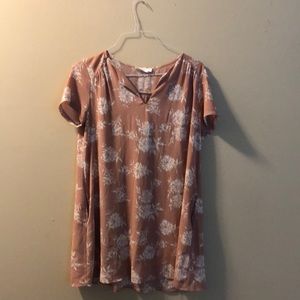 Lush Pink Flower Dress